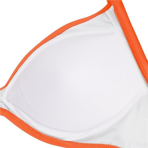 Women's One Piece Swimsuit Tummy Control Cutout High Waisted Wrap Tie Back - Picture 5 of 6